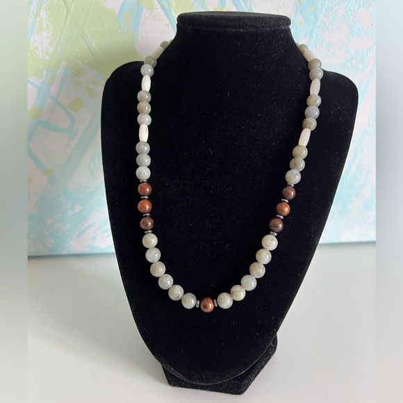 “Grace” Gemstone Necklace by JILpeaces - Picture 1 of 4